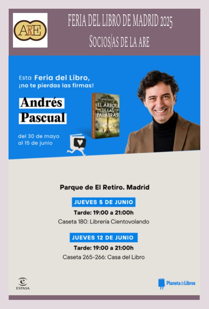 LA ASOCIACIÓN RIOJANA DE ESCRITORES EN LA FERIA DEL LIBRO DE MADRID 2025 1 andres pascual