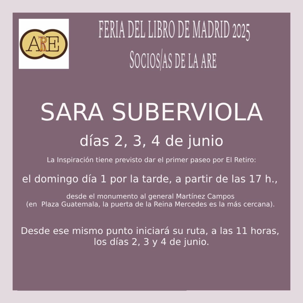 LA ASOCIACIÓN RIOJANA DE ESCRITORES EN LA FERIA DEL LIBRO DE MADRID 2025 2 sara suberviola