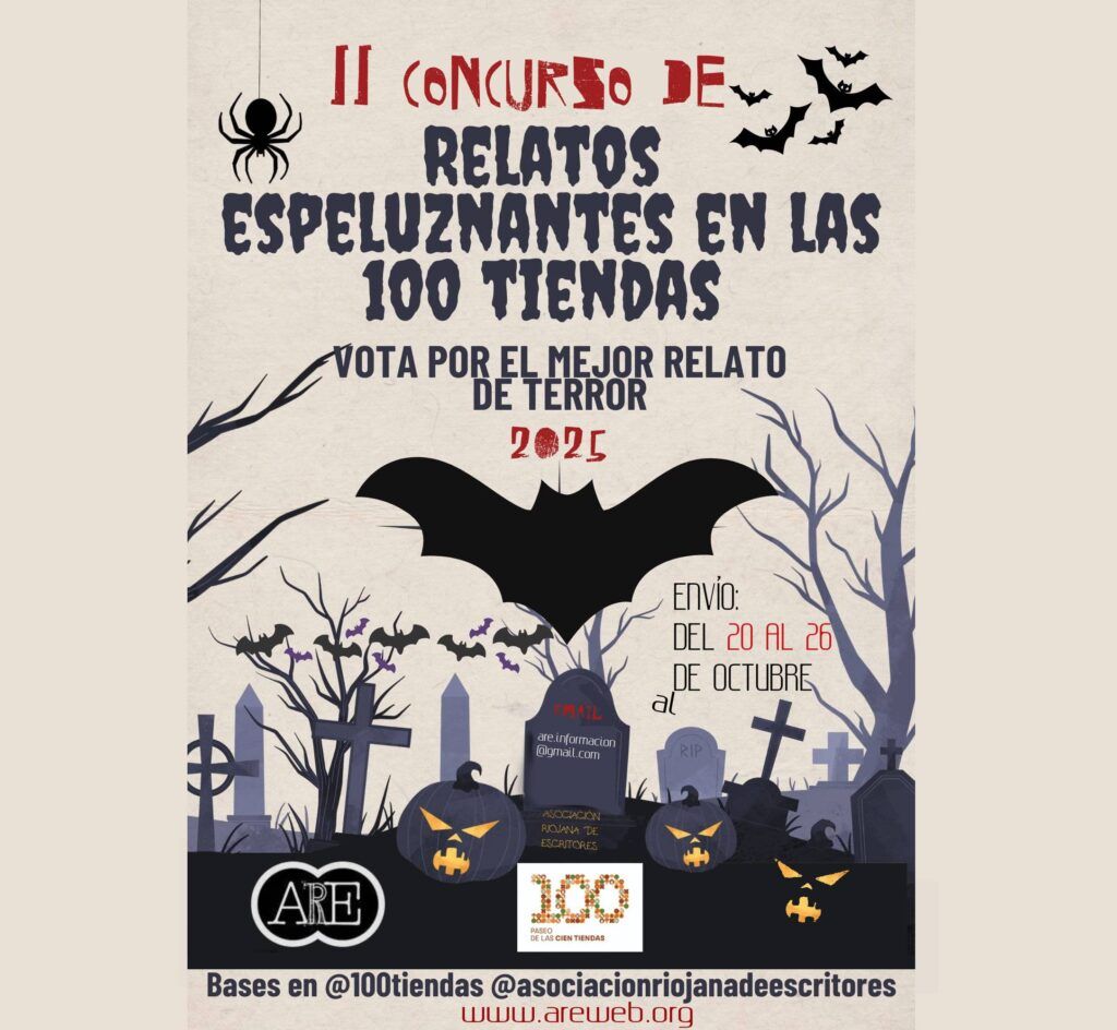 II CONCURSO DE MICRORRELATOS ESPELUZNANTES - 100 TIENDAS - ARE 6 Halloween