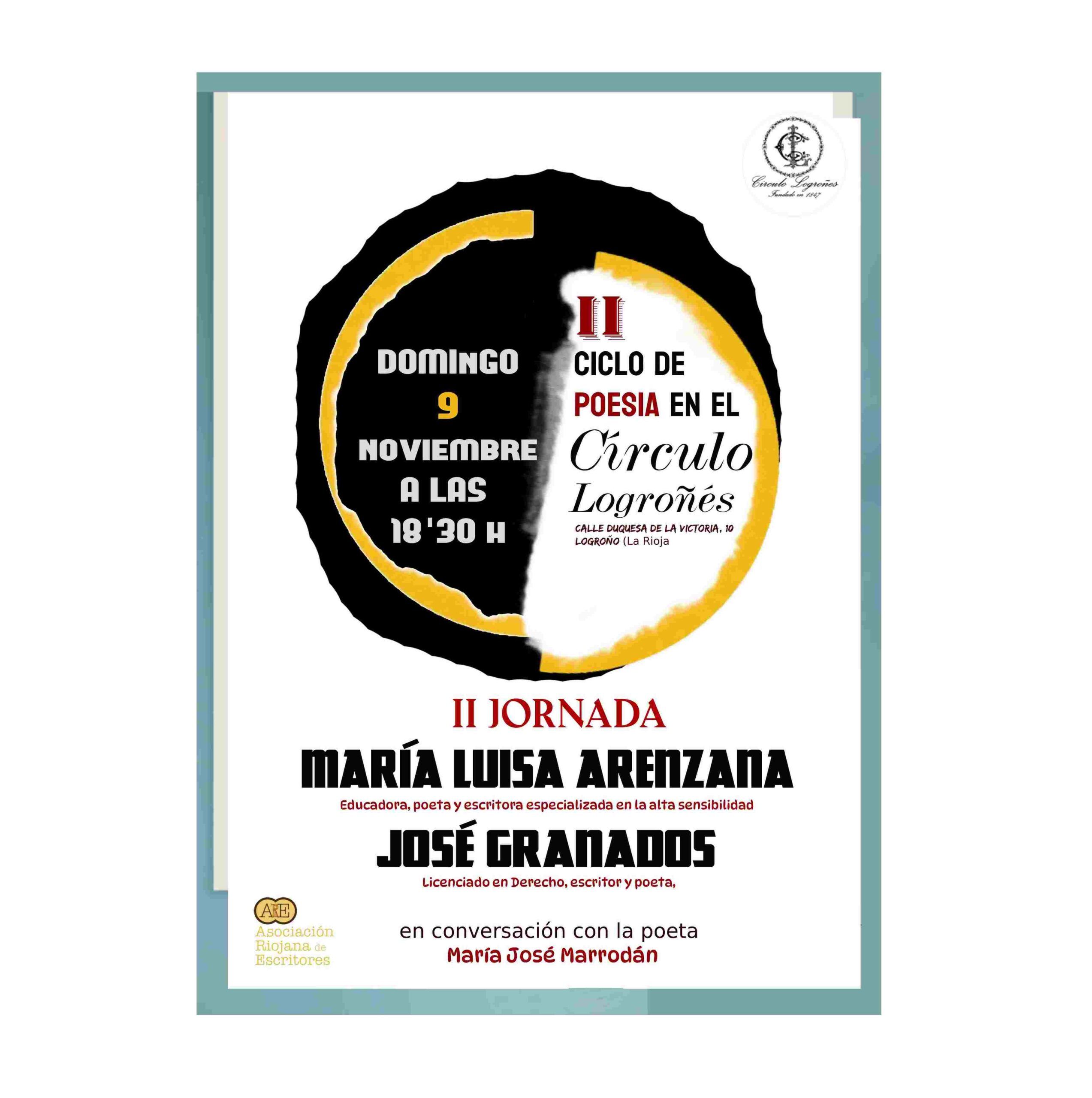 Segunda Jornada del II Ciclo de Poesía en el Círculo – Poemas a media tarde - 9 de noviembre de 2025 6 2025 11 09 CARTEL CIRCULO REDES scaled